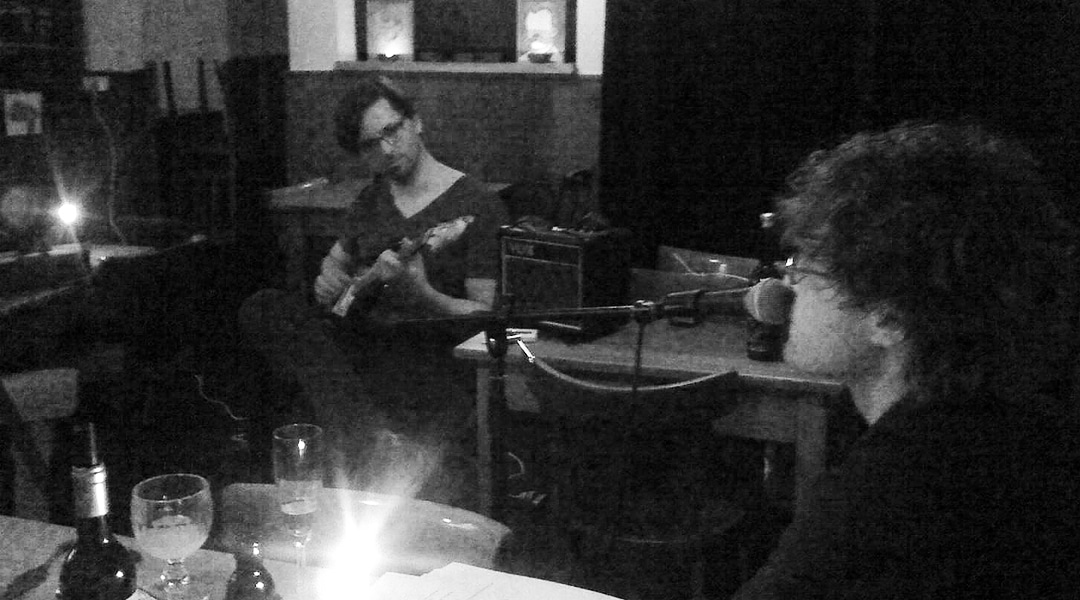 Die Flurpoeten: Poesie und Bass. Volker Troche und Ingo Munz