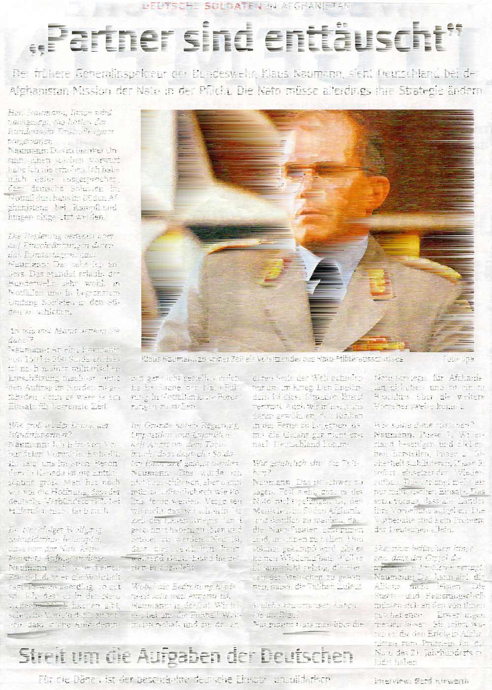 General Naumann in der WAZ am 27.11.2006